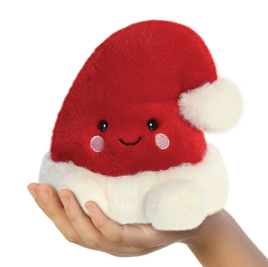 Palm Pals Santa Hat Christmas Soft Toy