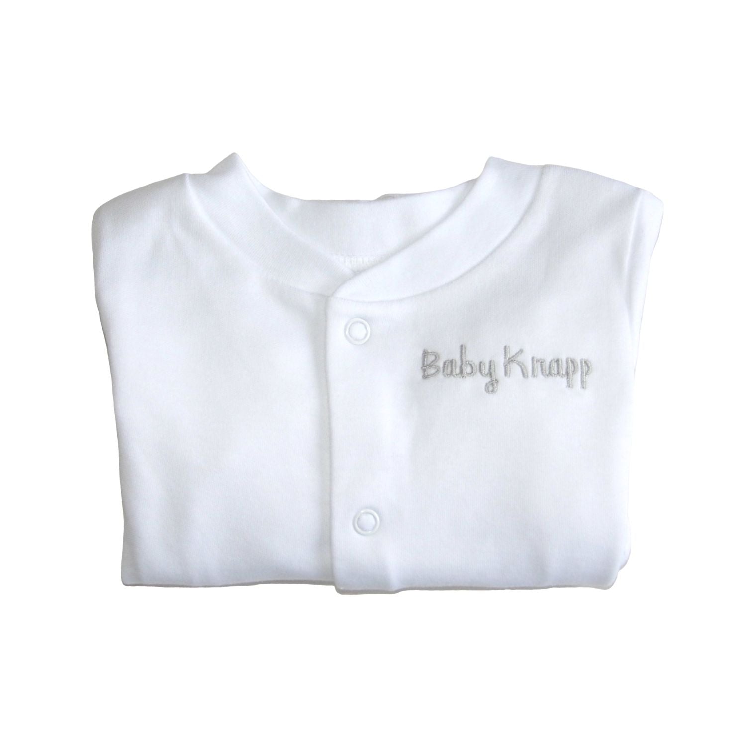 Personalised Babygrow with an Embroidered Name