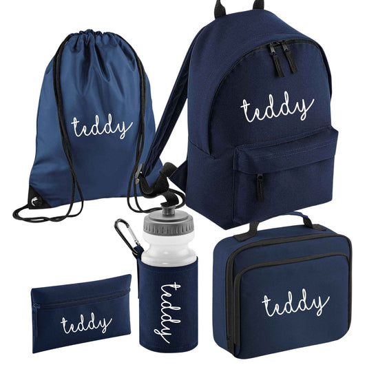 Personalised School Bag Set for Nursery Children