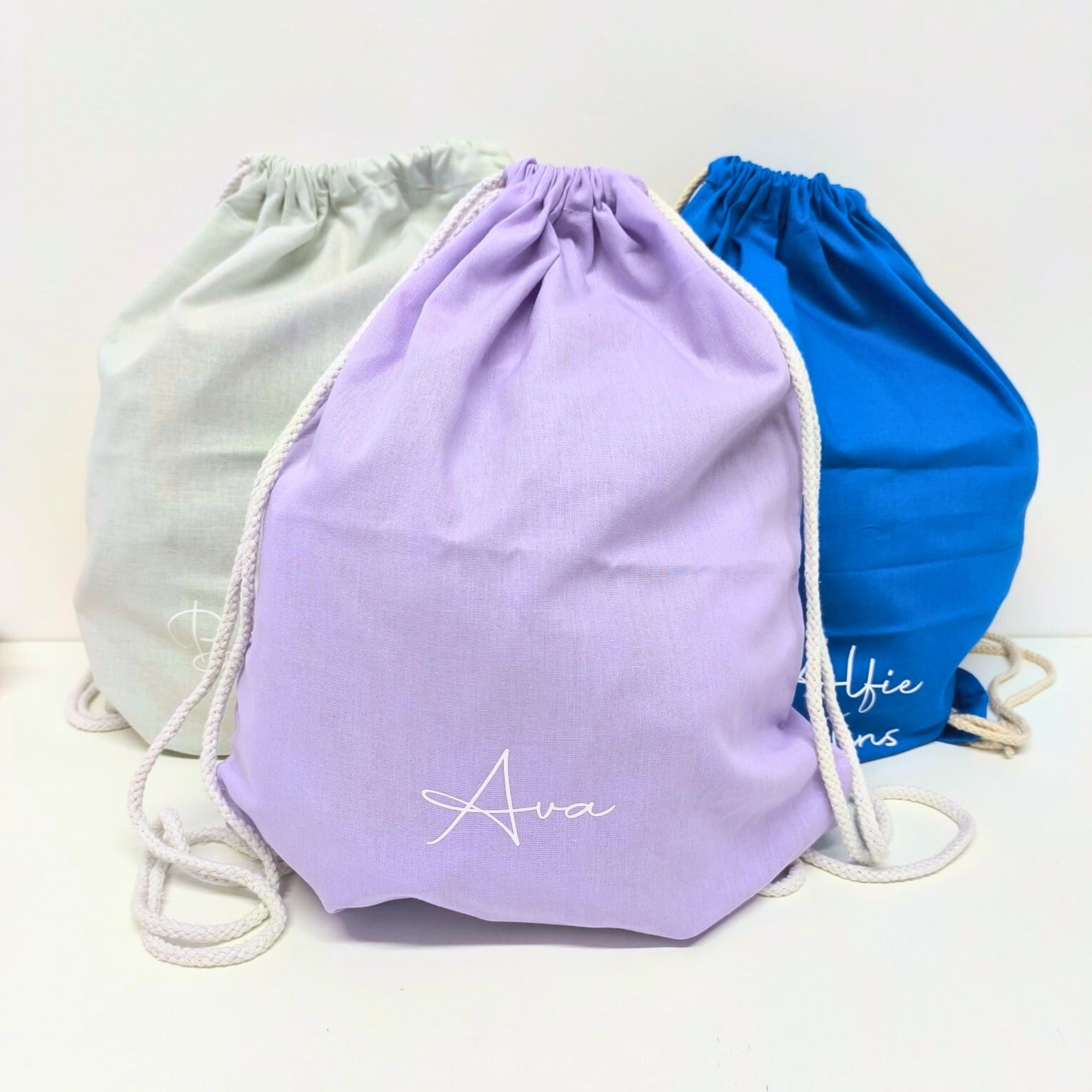 Personalised Drawstring Bag for Children or Adults