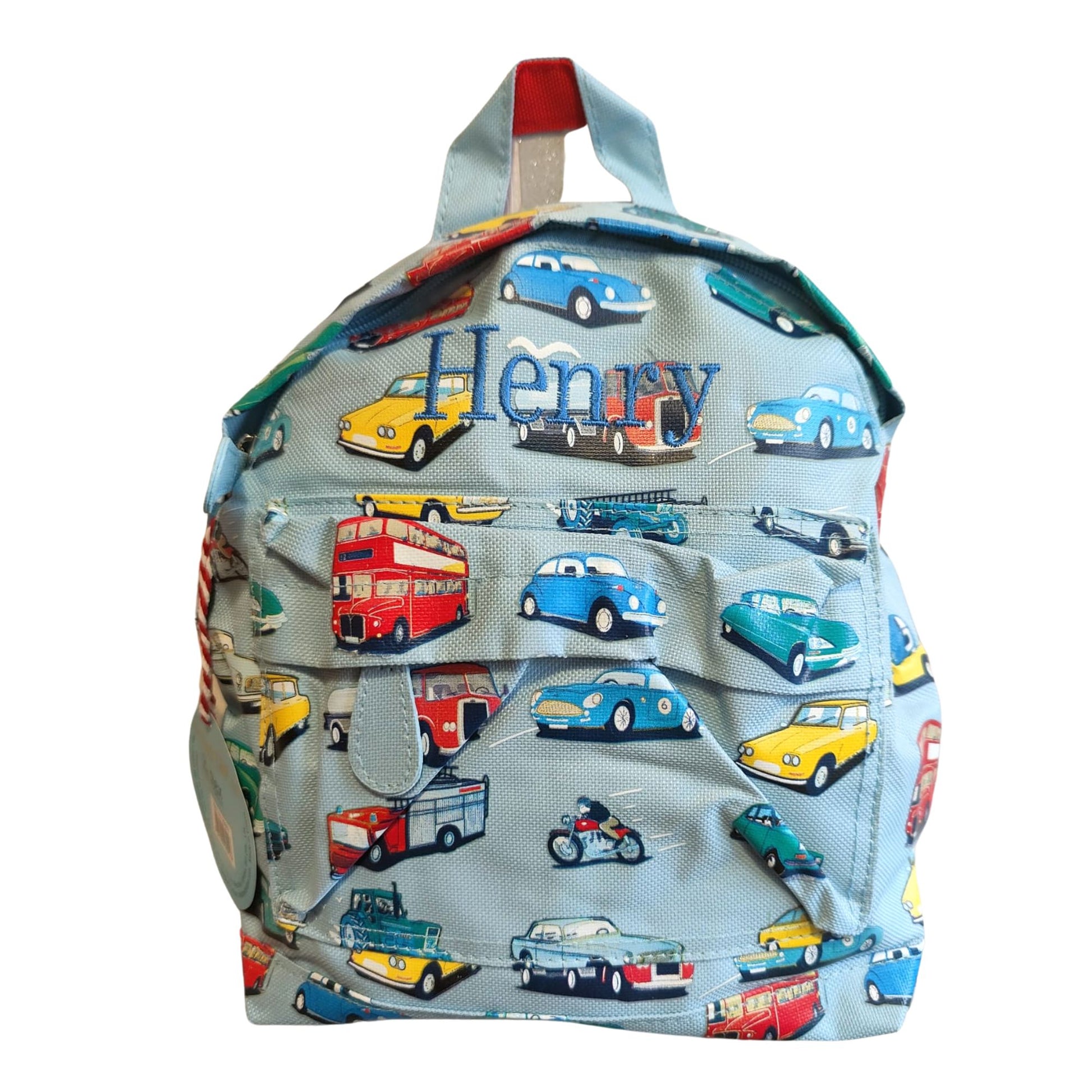 Personalised Mini Backpack for Boys - Vintage Transport