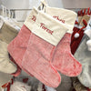 Personalise Faux Fur Christmas Stocking