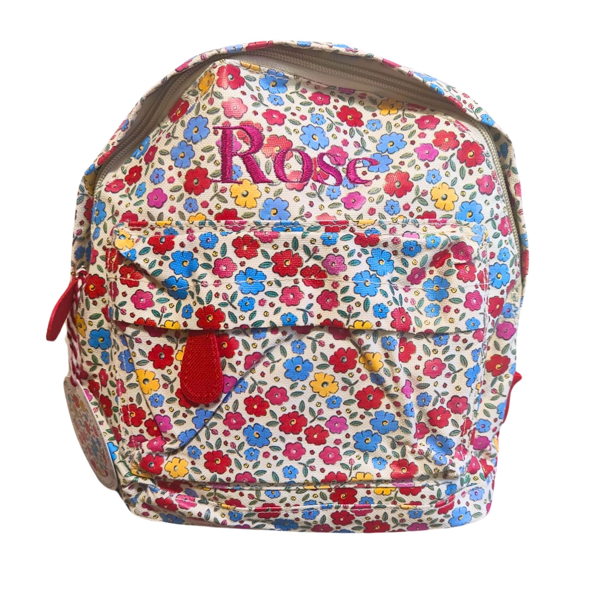 Personalised Girls Floral Backpack for Children