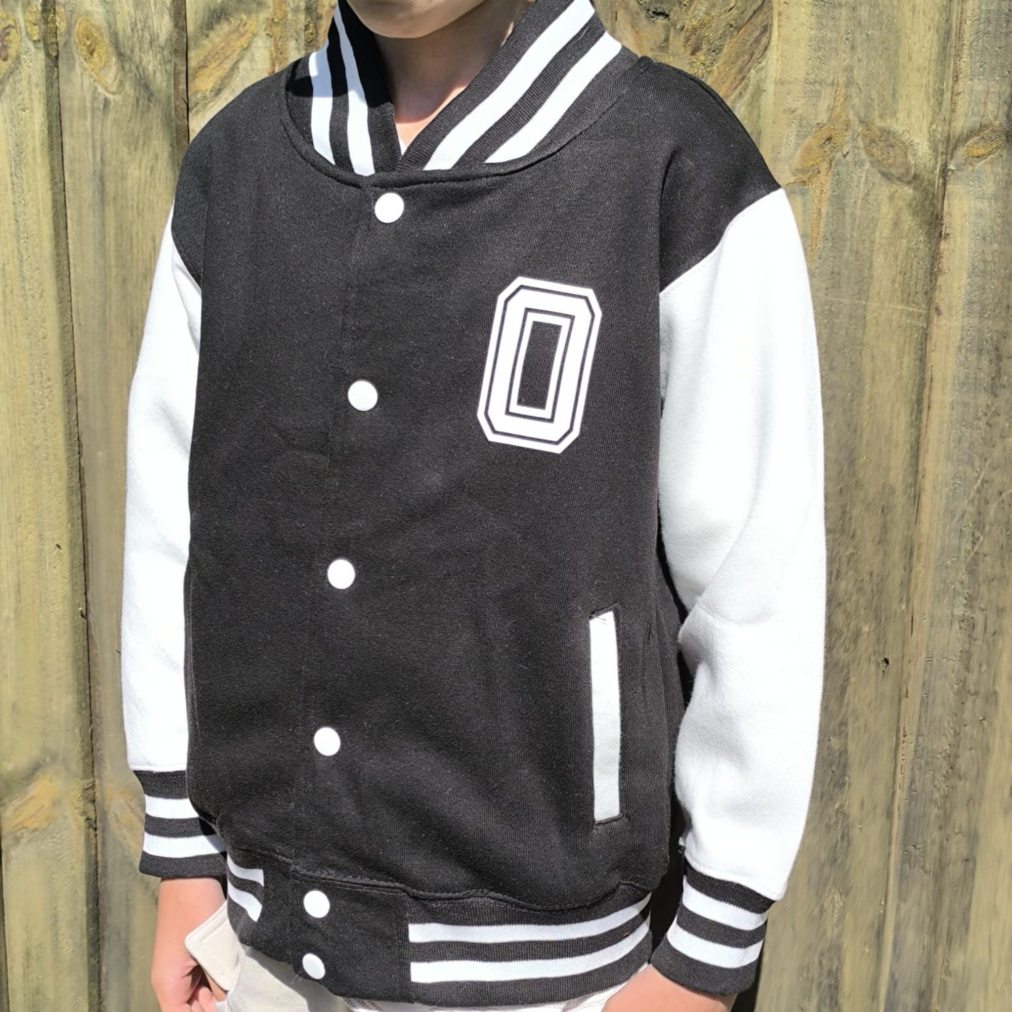 Personalised Kids Varsity Jacket - Letterman Style