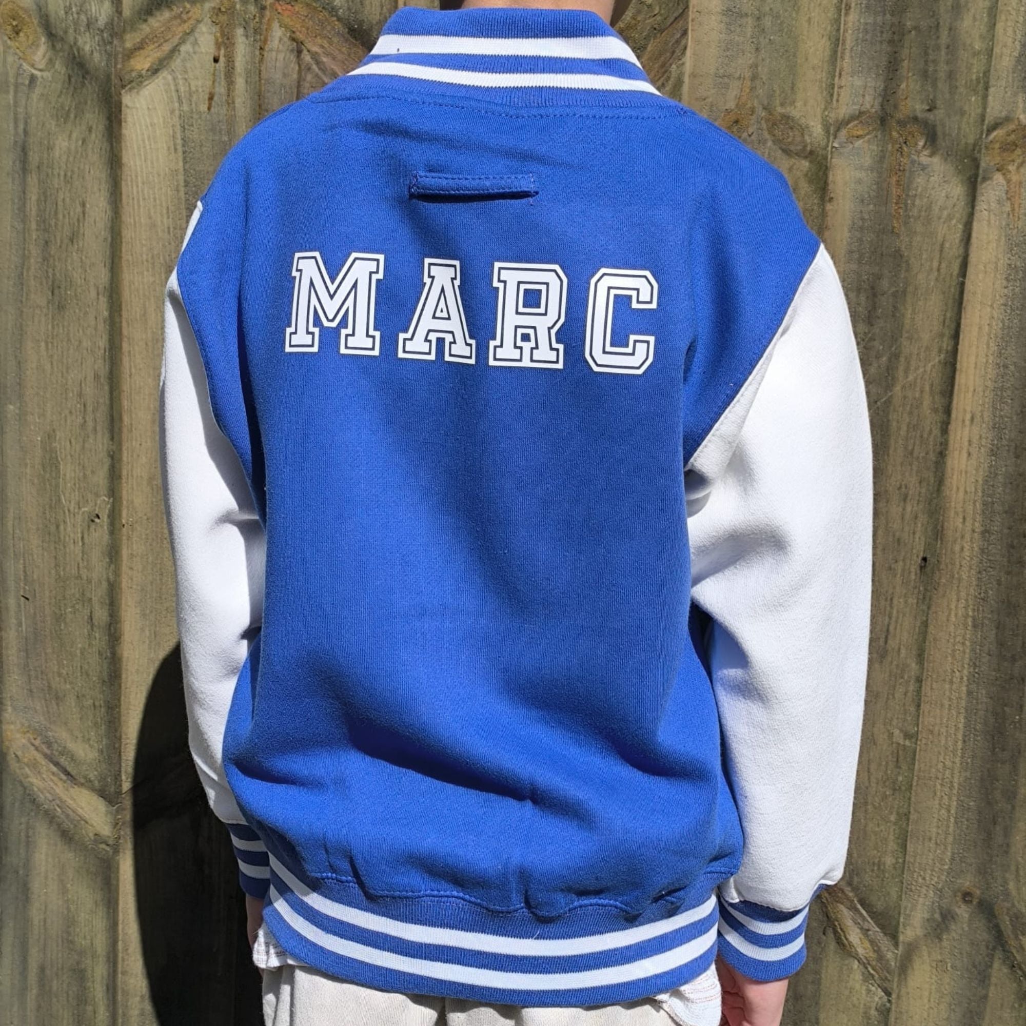 Personalised Kids Varsity Jacket - Letterman Style