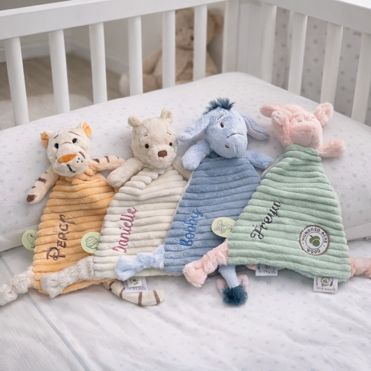 Personalised Winnie the Pooh Comforter for Baby