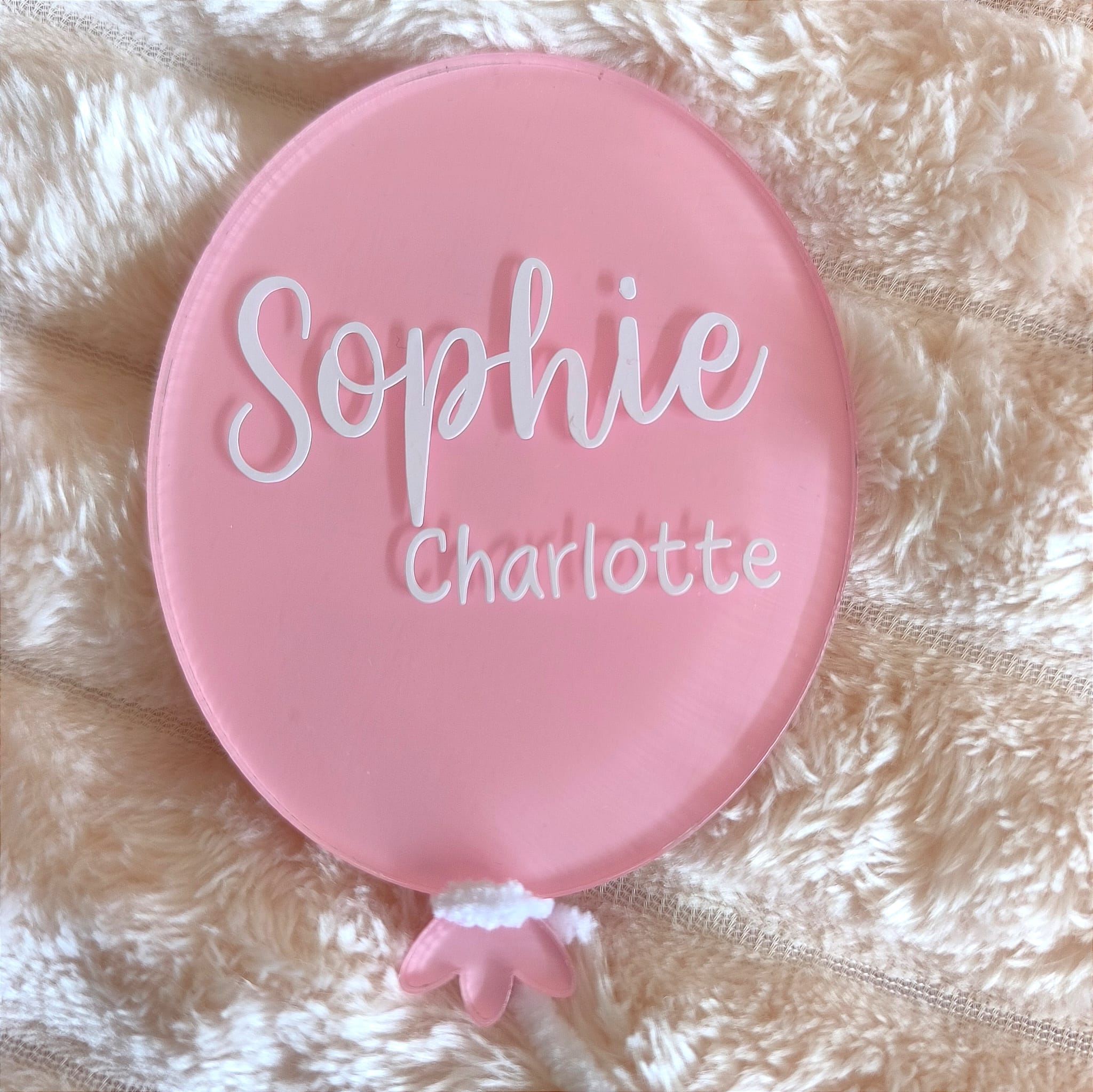 Personalised Baby Announcement Balloon / Baby Milestone
