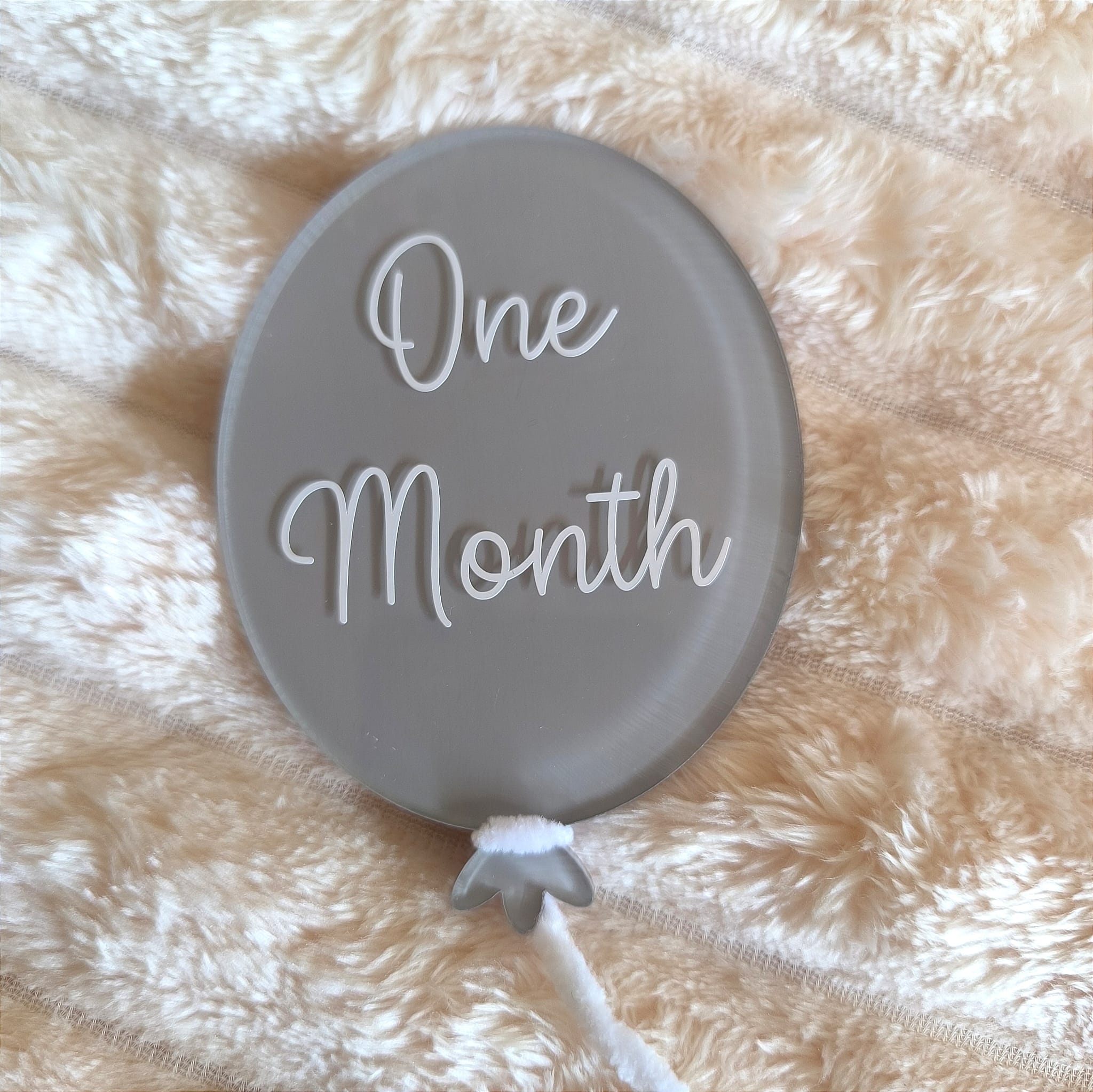 Personalised Baby Announcement Balloon / Baby Milestone