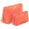 Personalised PU Leather Make Up Bag With Initials or Name