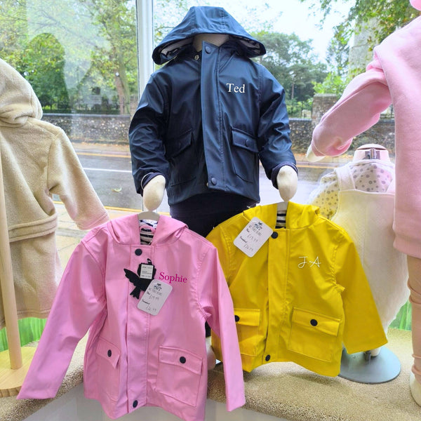 Personalised Toddler Raincoat - Showerproof Jacket