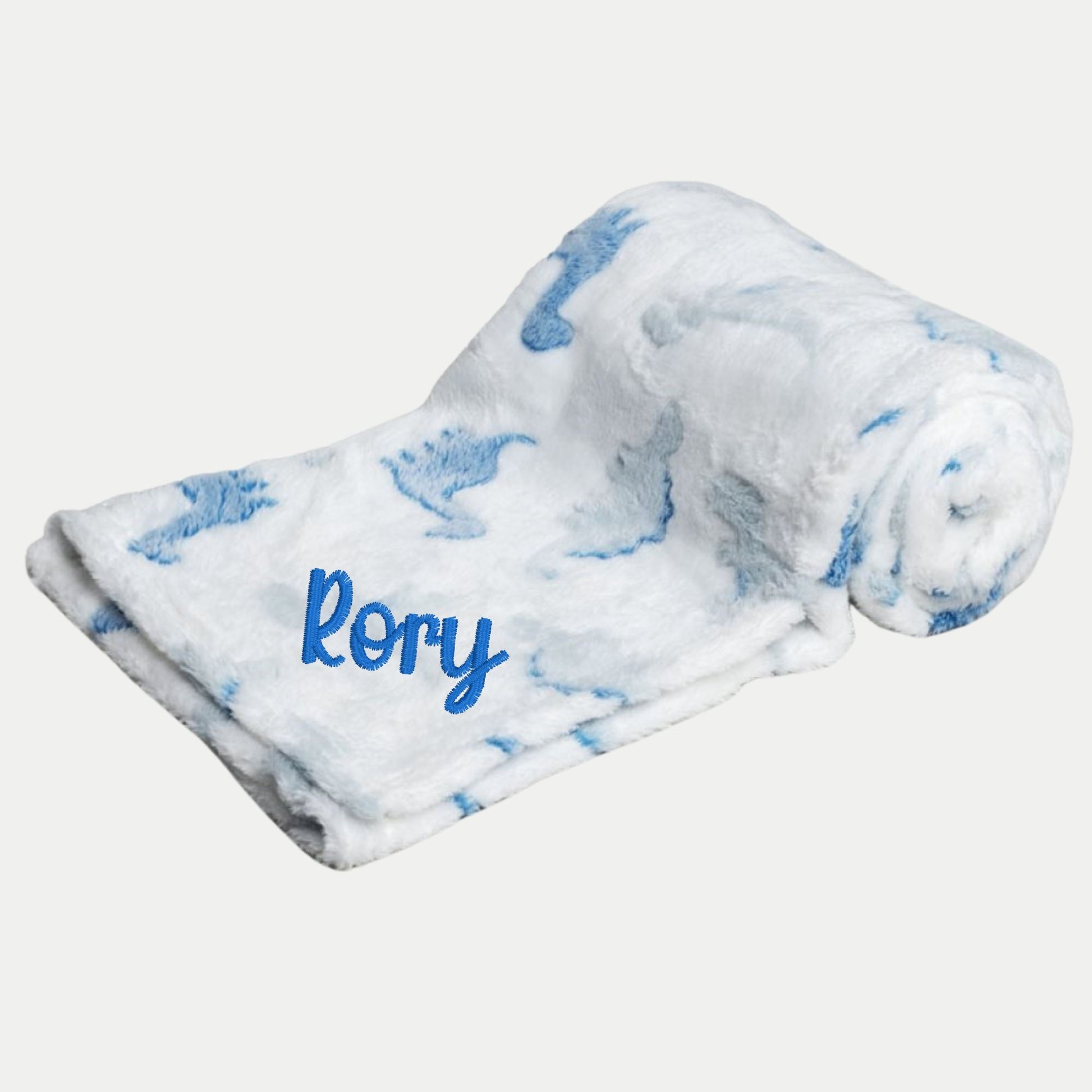 Personalised Boys Dinosaur Blanket