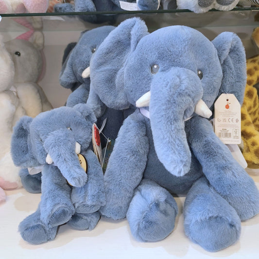 Personalised Blue Elephant Soft Toy