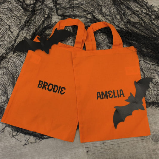 Personalised Halloween Trick or Treat Bag