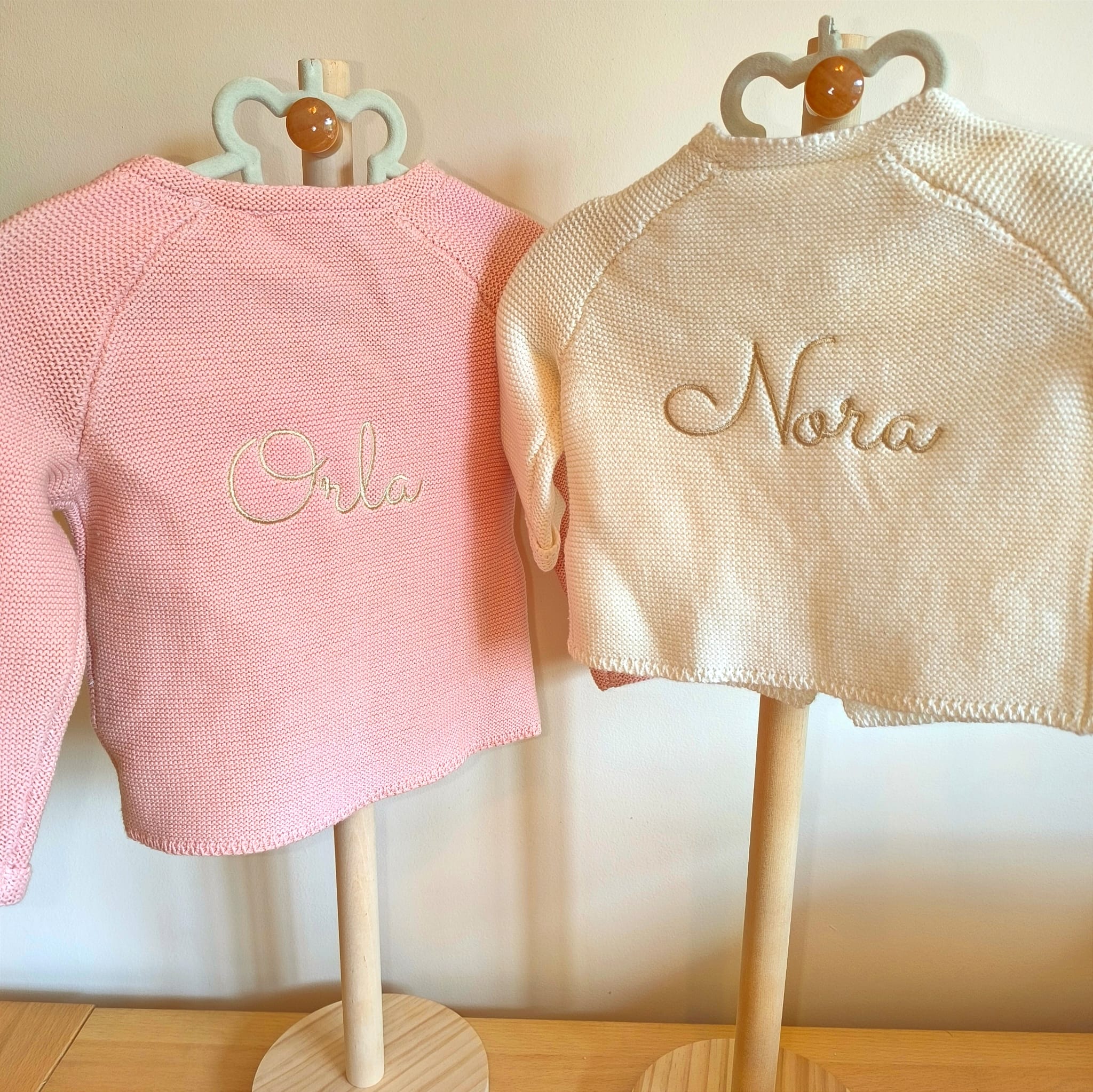 Personalised Baby Knitted Cardigan