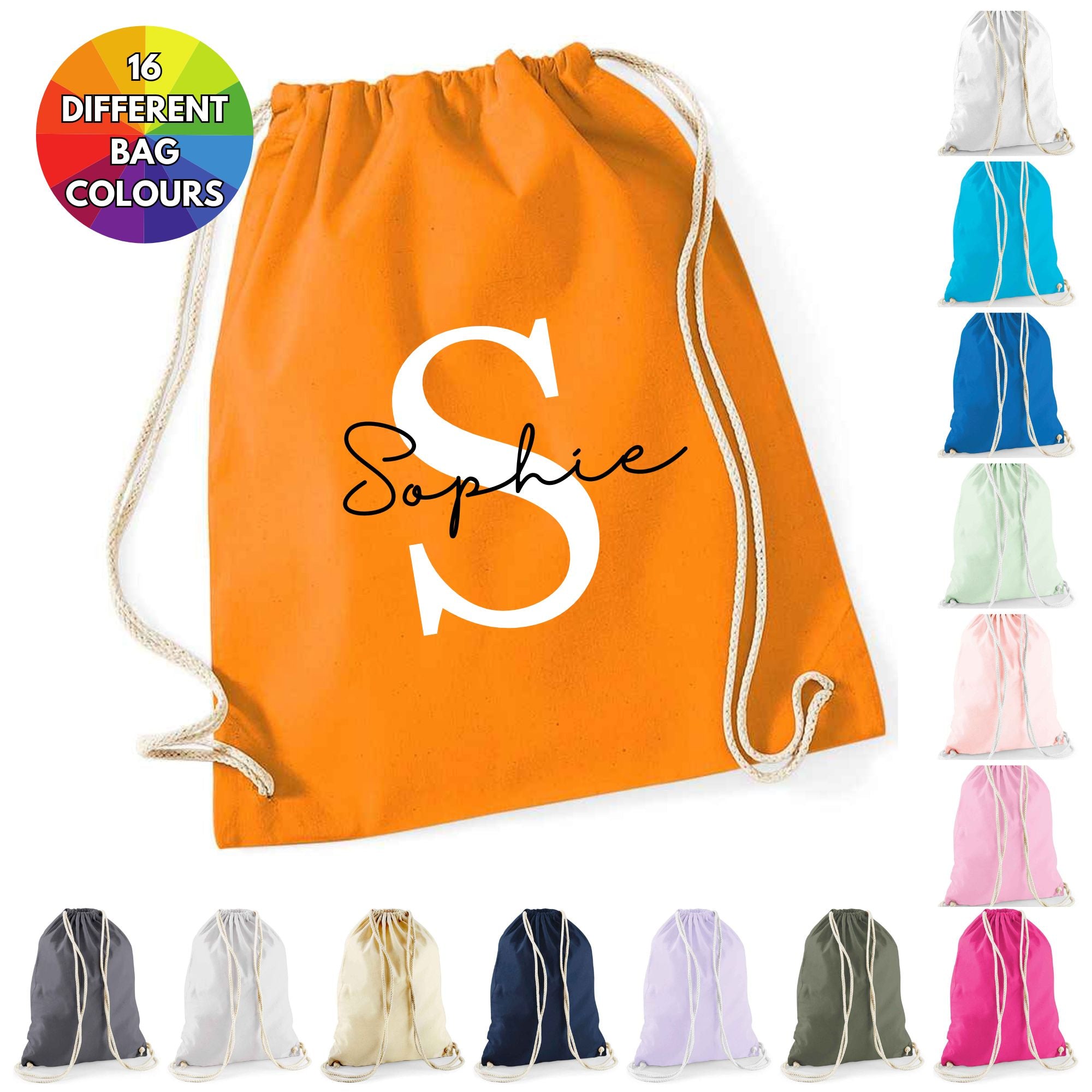 Personalised PE Bag Drawstring Bag – We Three Bears