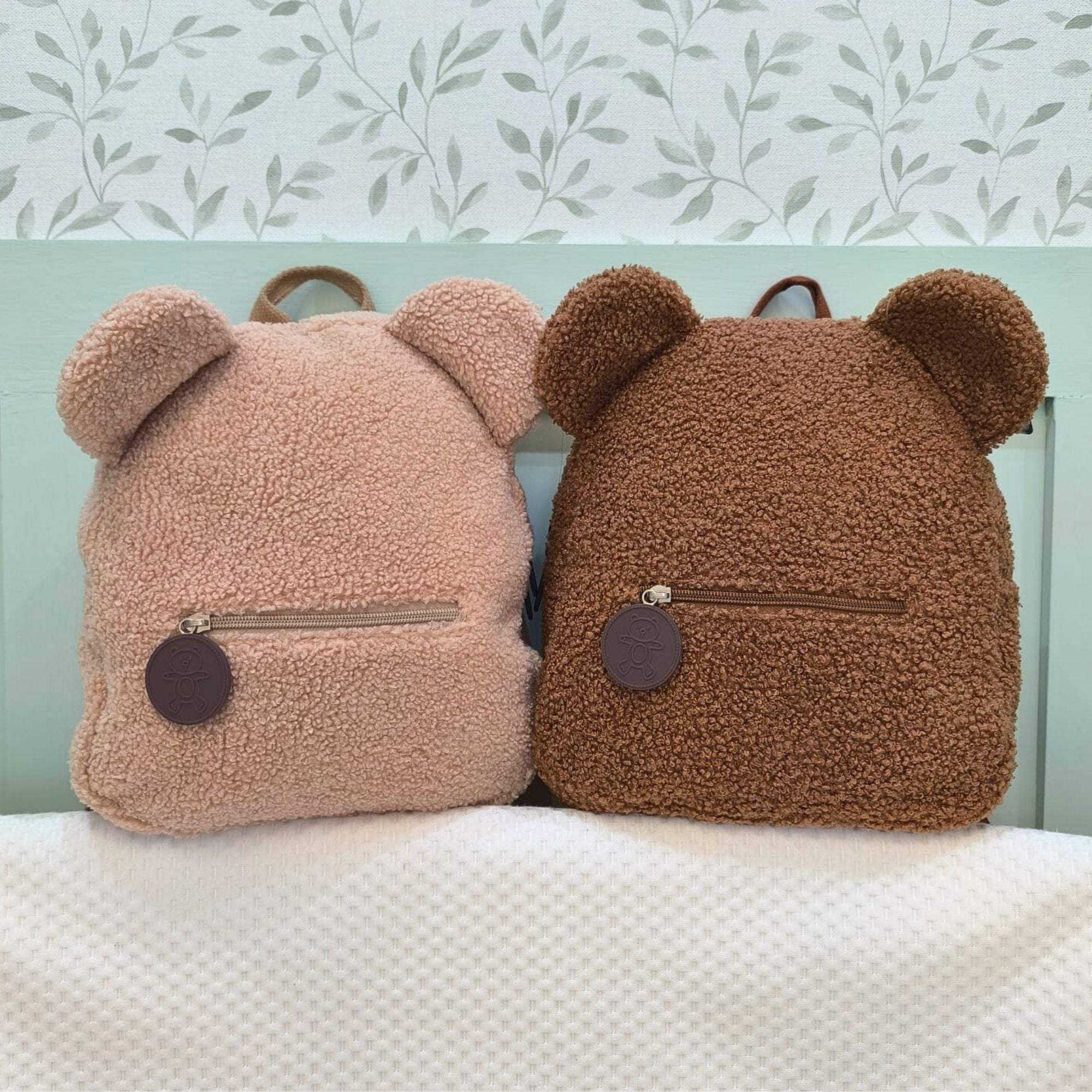 Personalised Teddy Bear Backpack – Custom Name Kids Bag