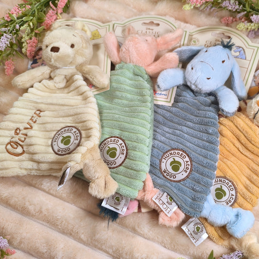 Personalised Winnie the Pooh Comforter for Baby