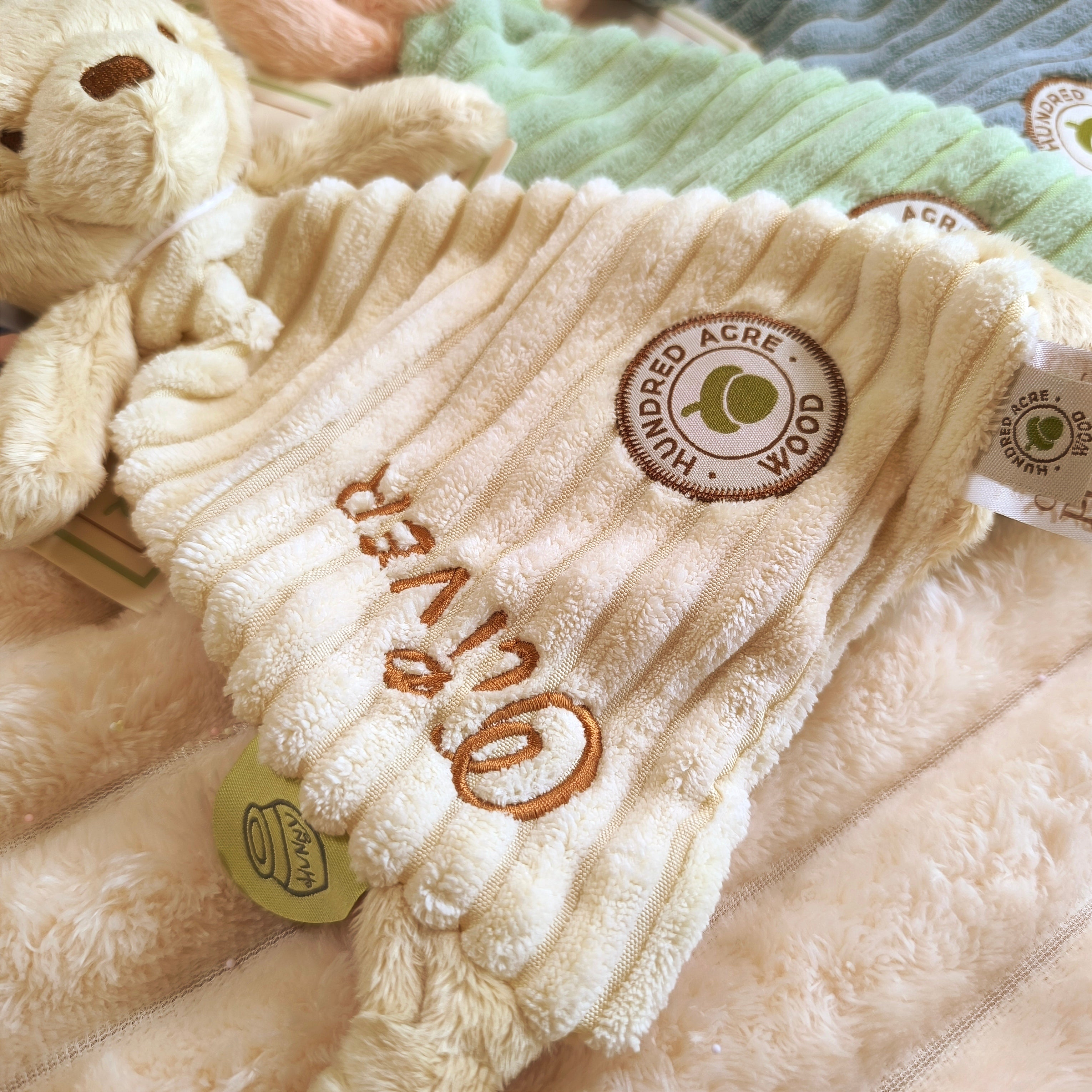 Personalised Winnie the Pooh Comforter for Baby