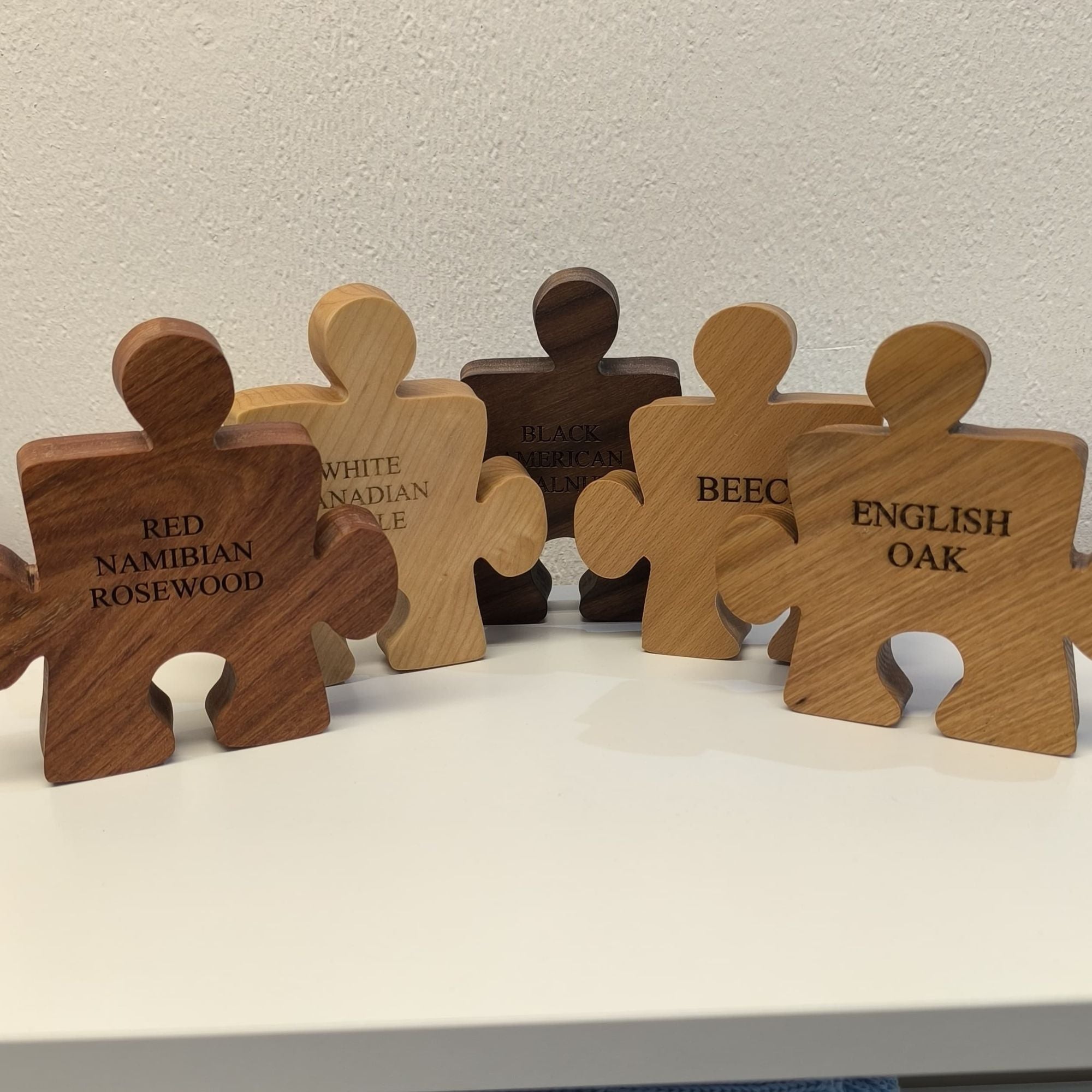 Personalised Solid Wood Jigsaw Puzzle with Baby Birth Details