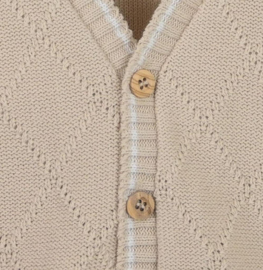Personalised Baby Cardigan with Embroidered Name - Pex Joshua Cardigan