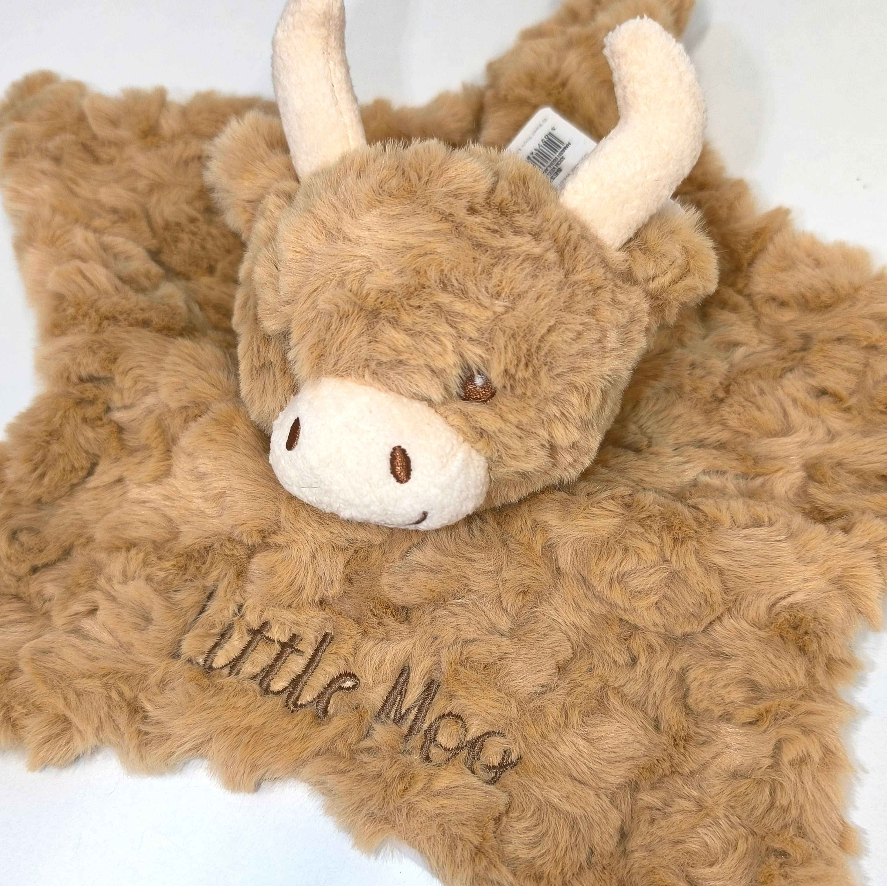 Personalised Highland Cow Comforter by Keel Toys