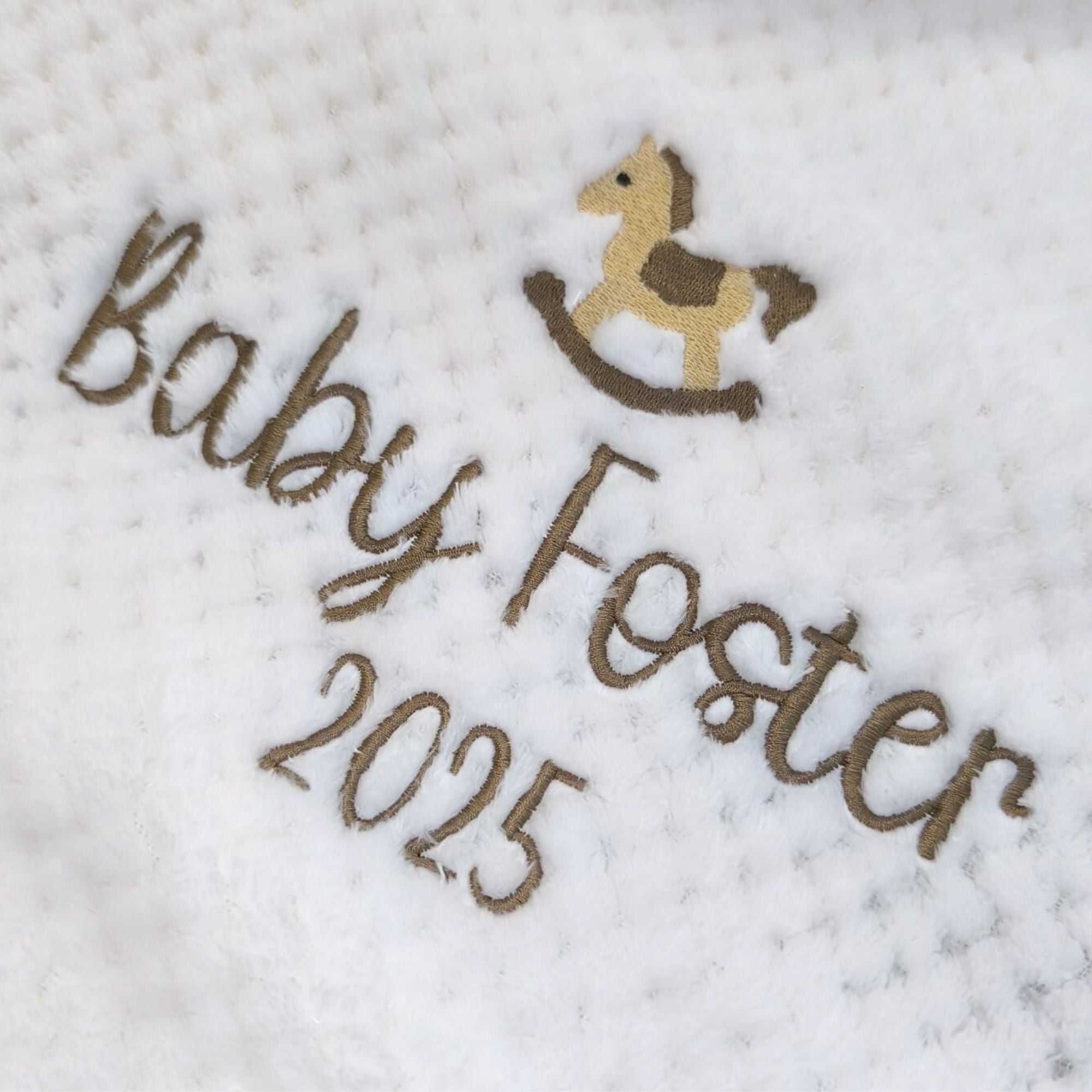 Personalised Rocking Horse Blanket