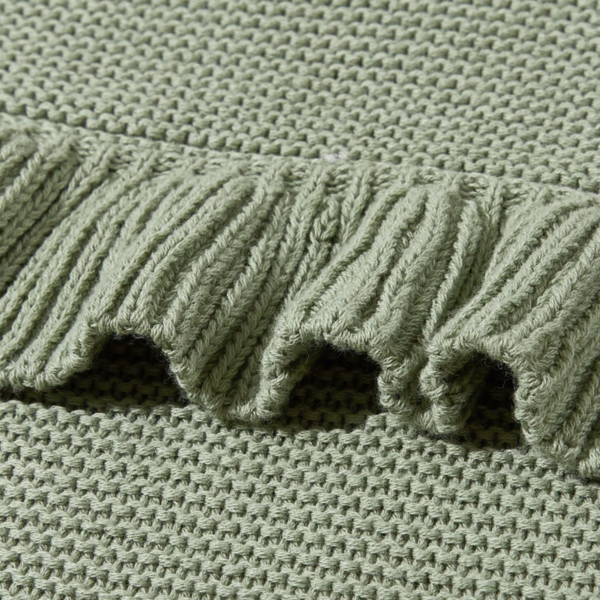 Personalised Embroidered Baby Blanket - Ruffle Edge