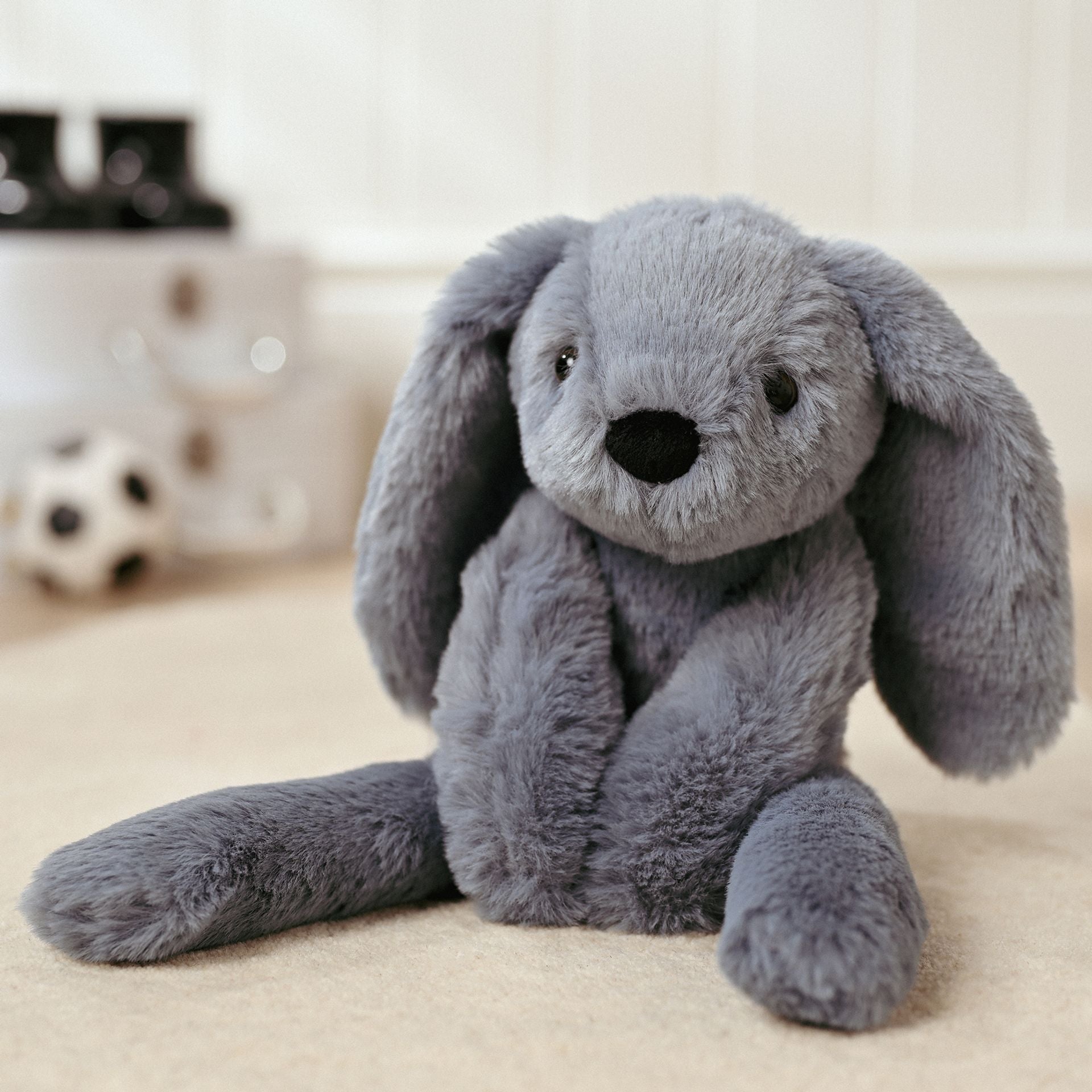 Softies - Sonny The Long Leg Bunny - Petrol Blue - 35cm