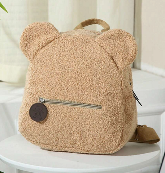 Personalised Teddy Bear Backpack – Custom Name Kids Bag