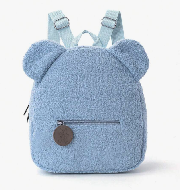 Personalised Teddy Bear Backpack – Custom Name Kids Bag
