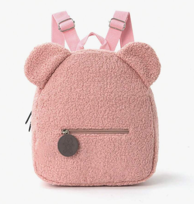 Personalised Teddy Bear Backpack – Custom Name Kids Bag