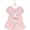 Willow & Whistle Girls Pink Smocked Dress and Headband Set