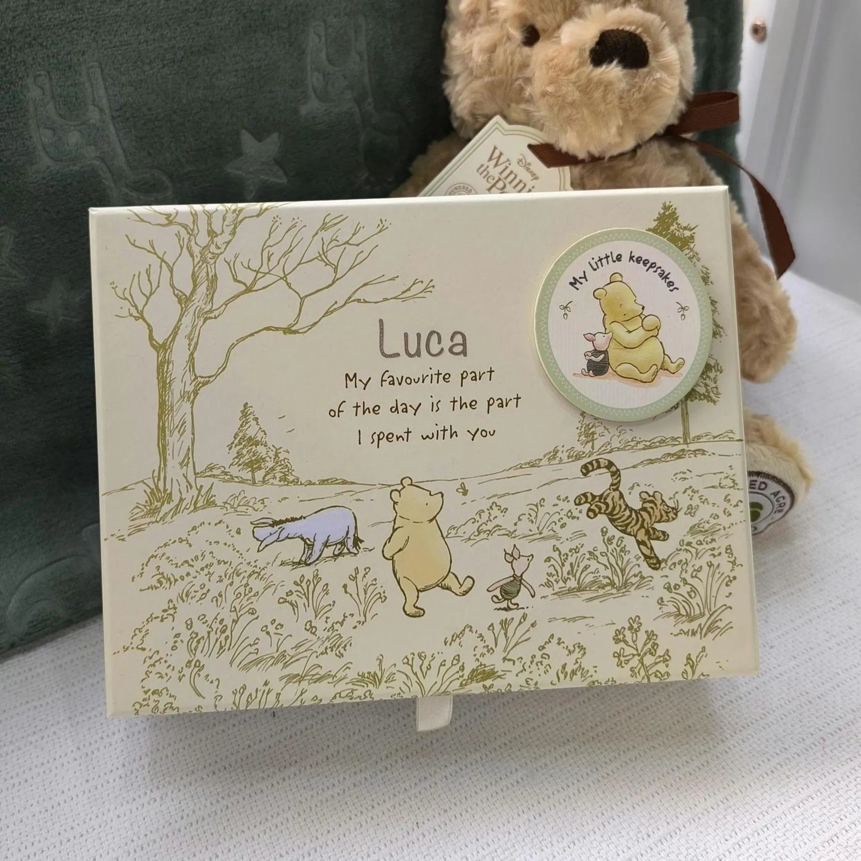 Classic Disney Winnie the Pooh Baby Memory Keepsake Box