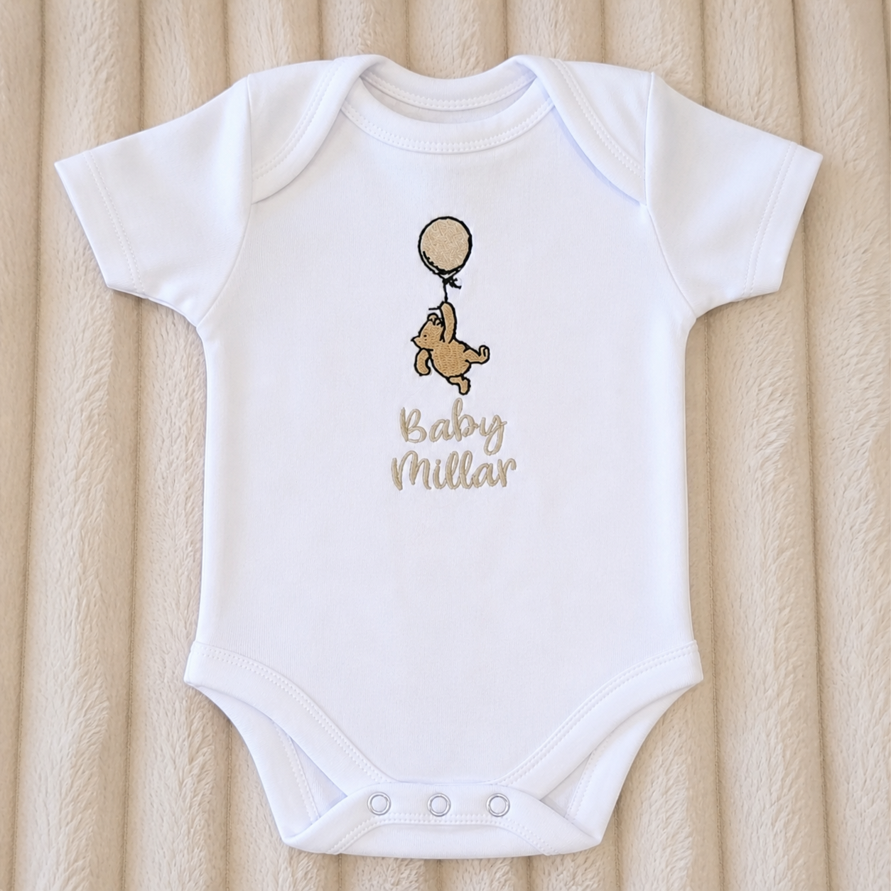 Winnie the Pooh Personalised Baby Vest